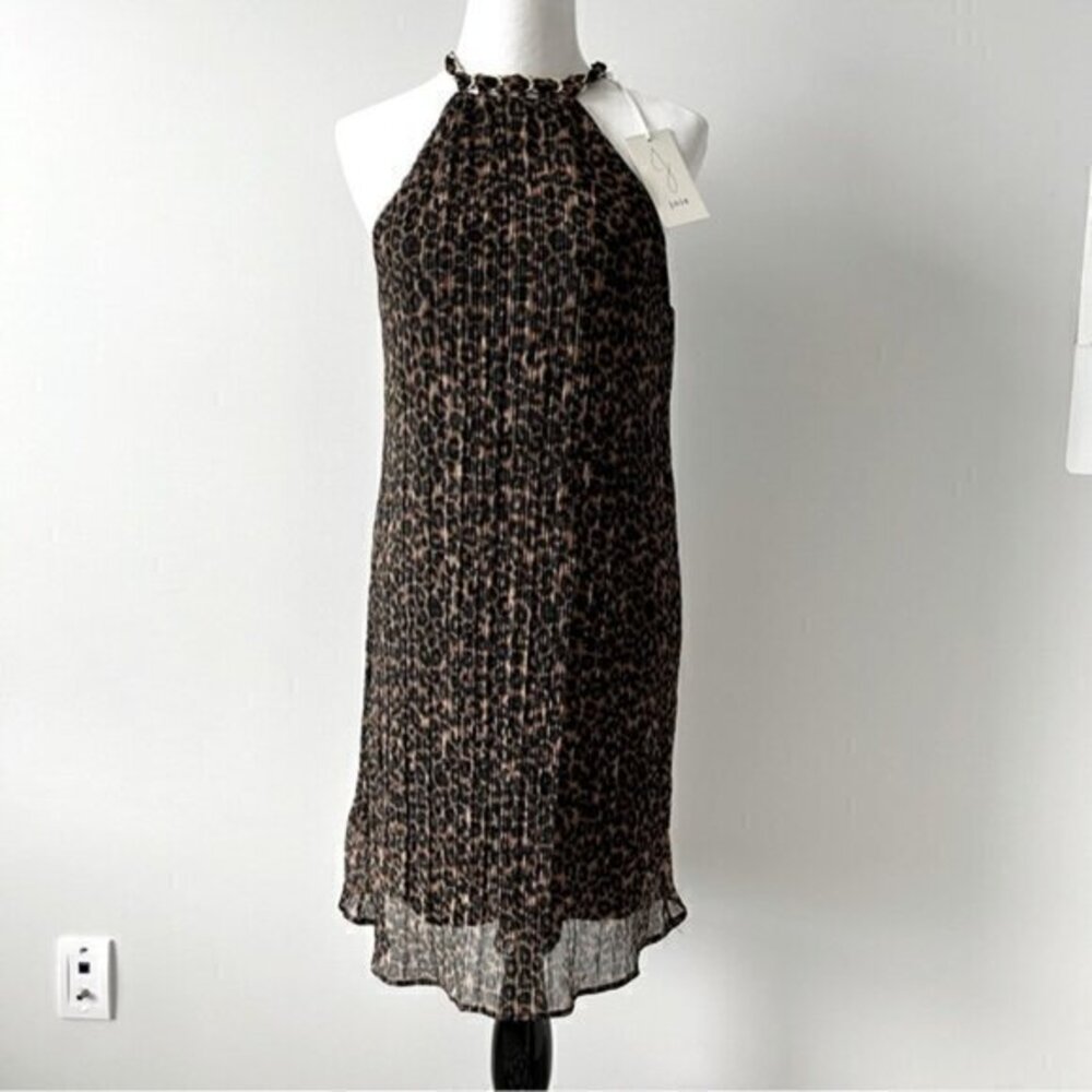 NWT Joie Animal Print Shift Dress (c)